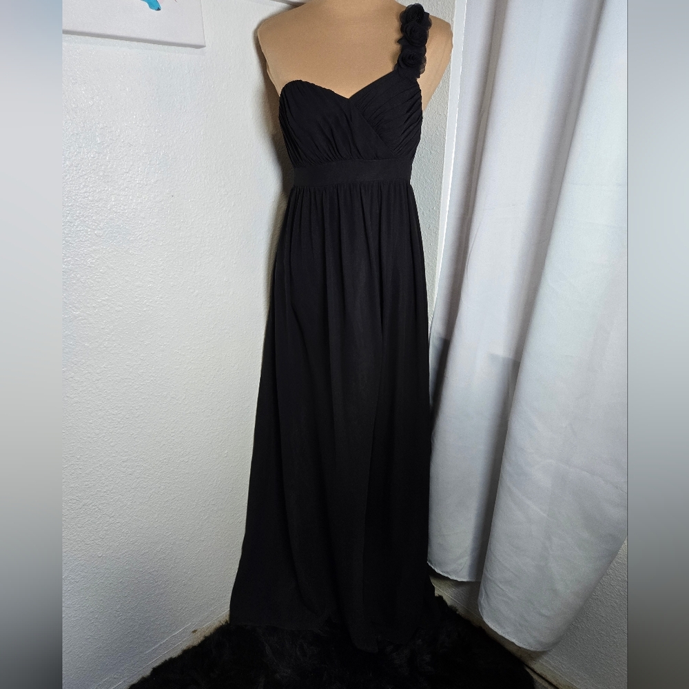 alfred angelo 7017 bridesmaid dress Floor Length Industry_Beauty One Dance Asymmetrical Mini Size:9 C Sample Alfred Angelo 7041
